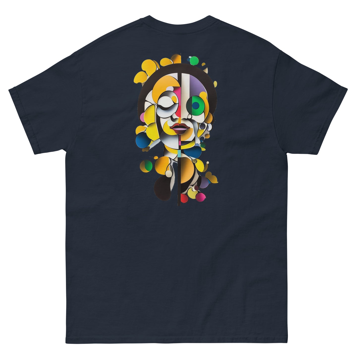Blu unisex T-shirt — front text