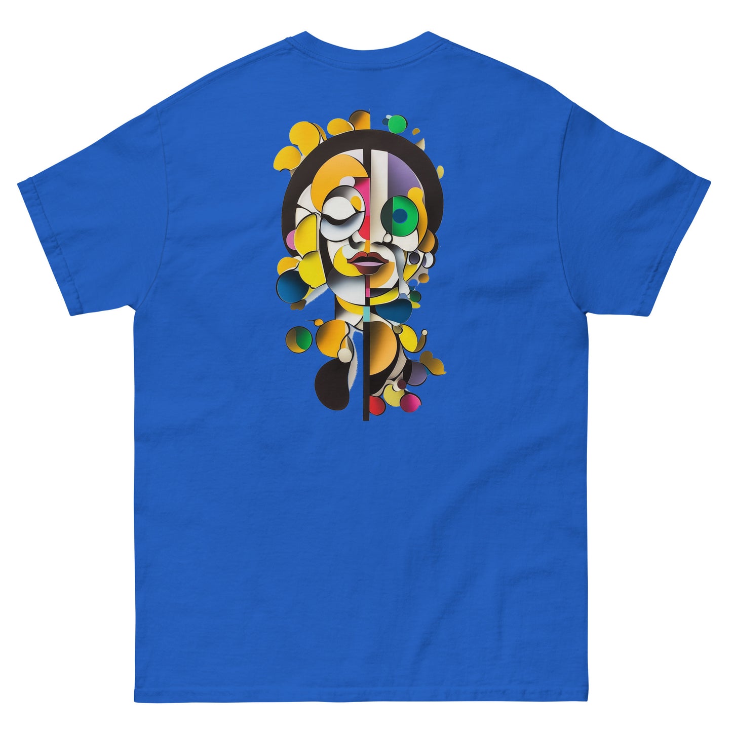 Blue unisex T-shirt — front face
